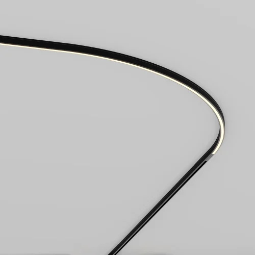 Трековый светильник Flex 2700К 8Вт 1м Magnetic track system Levity TR186-1-8W2.7K-B Maytoni белый для шинопроводов серии Magnetic track system Levity чёрный фото 5