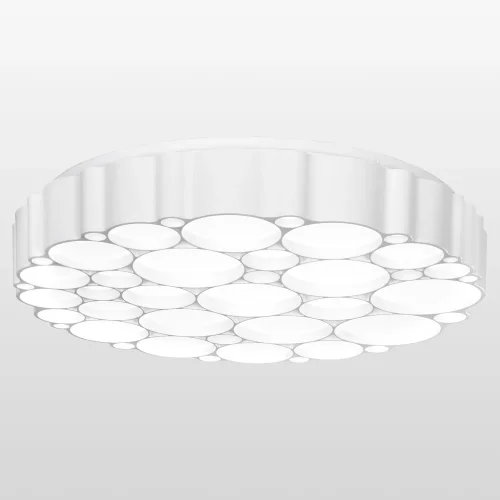 Светильник потолочный LED LSP-8467 Lussole белый 1 лампа, основание белое в стиле современный 