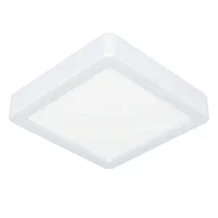 Светильник потолочный LED Fueva 901335 Eglo белый на 1 лампу, основание белое в стиле современный квадратный