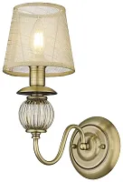 Бра 302-501-01 Velante бежевый 1 лампа, основание бронзовое в стиле классический 