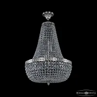 Люстра подвесная 19111/H2/45IV Ni C1 Bohemia Ivele Crystal прозрачная на 8 ламп, основание никель в стиле классический sp