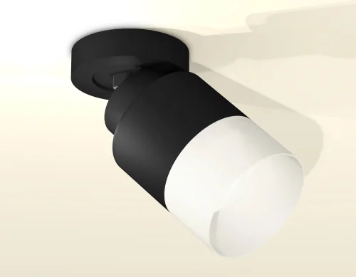 Светильник накладной XM8111002 Ambrella light чёрный 1 лампа, основание чёрное в стиле хай-тек круглый фото 3