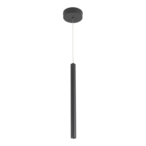 Светильник подвесной LED ST613.413.06 ST-Luce чёрный 1 лампа, основание чёрное в стиле хай-тек трубочки