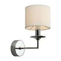 Бра Signa OML-64401-01 Omnilux бежевый 1 лампа, основание хром в стиле классический 