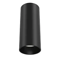 Светильник накладной Focus LED C056CL-L12B4K Maytoni чёрный 1 лампа, основание чёрное в стиле современный круглый