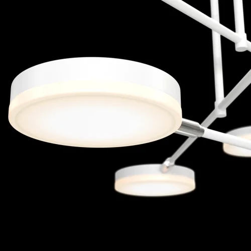 Светильник подвесной LED Fad MOD070PL-L36W3K Maytoni белый 6 ламп, основание белое в стиле современный  фото 3