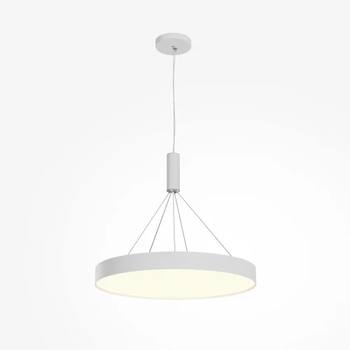 Светильник потолочный LED Zon C032CL-90W3K-RD-W Maytoni белый на 1 лампу, основание белое в стиле современный круглый тарелка фото 14