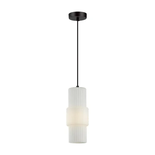 Светильник подвесной Pimpa 5017/1 Odeon Light белый 1 лампа, основание чёрное в стиле современный  фото 3