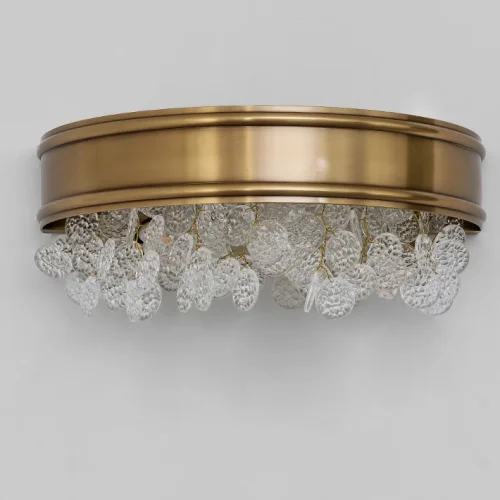 Настенный светильник VERONA WALL B L35 209169-23 ImperiumLoft прозрачный на 3 лампы, основание латунь в стиле современный фото 10