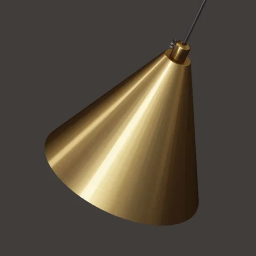 Светильник подвесной ADRIELL gold 189873-23 ImperiumLoft прозрачный золотой на 2 лампы, основание золотое в стиле современный фото 4