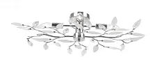 Светильник потолочный Vida 63160-4 GLOBO белый 4 лампы, основание хром в стиле флористика 