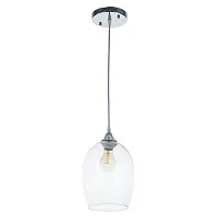 Светильник подвесной Propus A4344SP-1CC Arte Lamp прозрачный 1 лампа, основание хром в стиле современный 