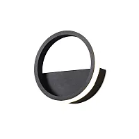 Бра LED Kitesurf 8592 Mantra чёрный 1 лампа, основание чёрное в стиле хай-тек современный кольца