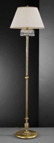 Торшер напольный  PN 6400/2 Reccagni Angelo  белый 2 лампы, основание античное бронза в стиле классический
