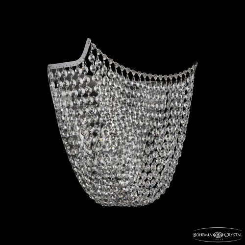 Бра 77071B/34 Ni Bohemia Ivele Crystal прозрачный на 5 ламп, основание никель в стиле классический sp фото 2