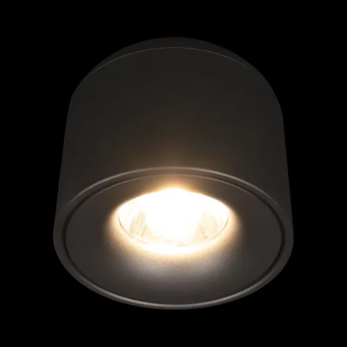 Светильник накладной LED Tictac 10219 Black 3000K LOFT IT чёрный 1 лампа, основание чёрное в стиле современный круглый фото 2