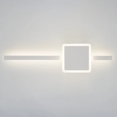 Бра с выключателем LED Стиг CL203400 Citilux белый на 1 лампа, основание белое в стиле хай-тек современный отражённый свет фото 5