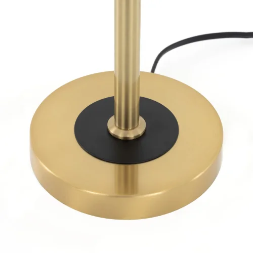 Настольная лампа Лорен CL146823 Citilux янтарная 2 лампы, основание бронзовое металл в стиле современный молекула шар фото 8
