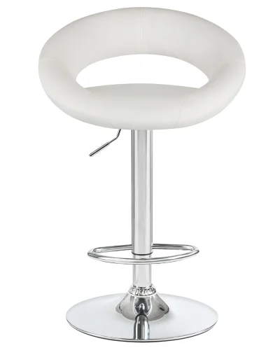 Стул барный набор 2 шт. SET-2 5001-LM MIRA , цвет сиденья белый, цвет основания хром Dobrin, /экокожа, ножки/металл/хром, размеры - 790*1020***535*470 фото 7 Стул барный набор 2 шт. SET-2 5001-LM MIRA , цвет сиденья белый, цвет основания хром Dobrin, /экокожа, ножки/металл/хром, размеры - 790*1020***535*470 фото 7