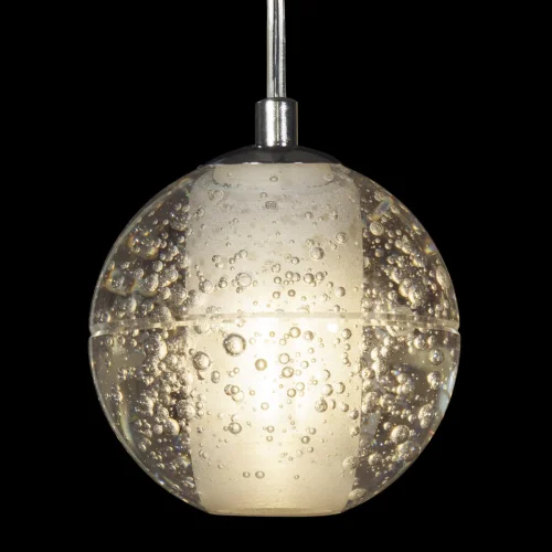 Светильник подвесной Rain 10112/1 LOFT IT прозрачный 1 лампа, основание хром в стиле современный  фото 4