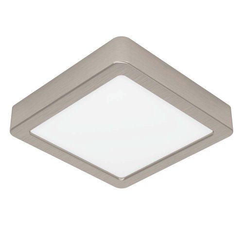 Светильник накладной LED Fueva 5 900593 Eglo белый 1 лампа, основание матовое никель в стиле современный круглый