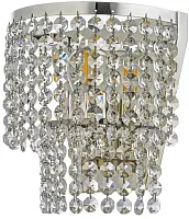 Бра Sara E 2.10.503 S Arti Lampadari прозрачный 1 лампа, основание серебряное в стиле классический 