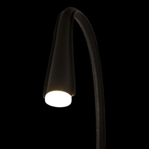 Бра с выключателем LED Arrow 10398 LOFT IT коричневый на 1 лампу, основание коричневое в стиле современный для чтения гибкая ножка фото 6