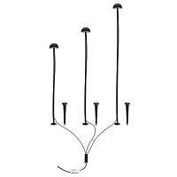 Ландшафтный светильник LED Motus A1081PA-3BK Arte Lamp уличный IP65 чёрный на 3 лампы, плафон чёрный в стиле минимализм современный LED Ландшафтный светильник LED Motus A1081PA-3BK Arte Lamp уличный IP65 чёрный на 3 лампы, плафон чёрный в стиле минимализм современный LED