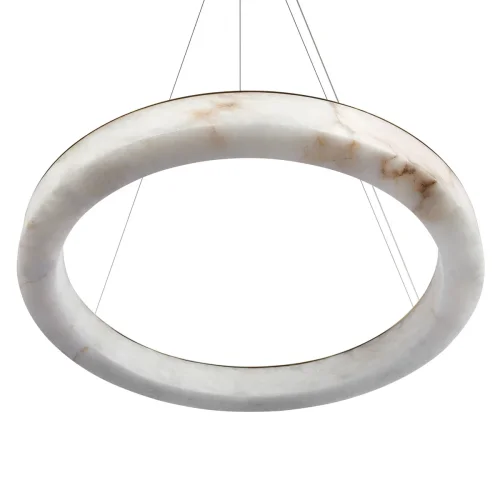 Светильник подвесной LED Mondrian 10408/600 LOFT IT белый на 1 лампу, основание бронзовое в стиле современный кольца фото 7