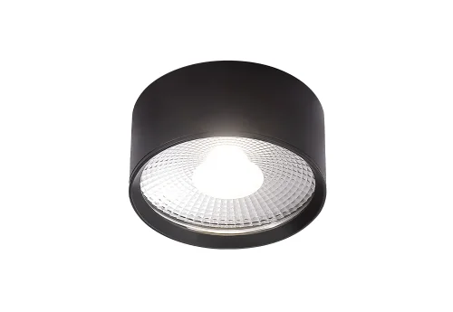 Светильник накладной LED CLT 525C95 BL 4000K Crystal Lux чёрный 1 лампа, основание чёрное в стиле современный круглый фото 2