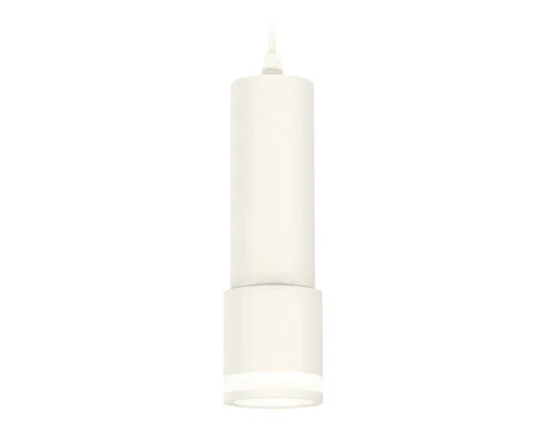 Светильник подвесной XP7401021 Ambrella light белый 1 лампа, основание белое в стиле хай-тек современный трубочки