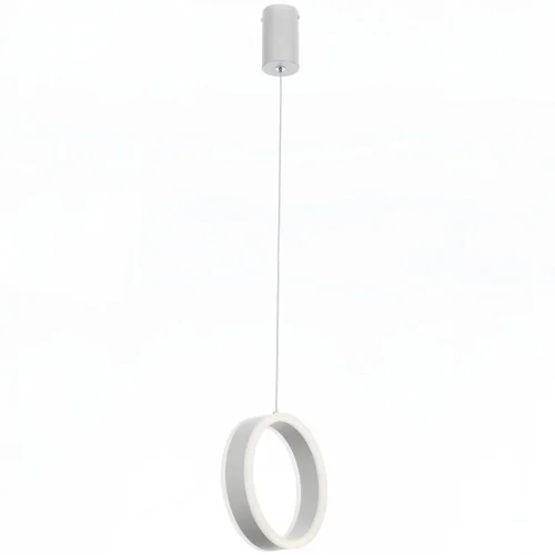 Светильник подвесной LED Дуэт CL719000 Citilux белый 1 лампа, основание белое в стиле современный хай-тек  фото 3