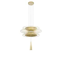 Светильник подвесной Star 10141B/400 Gold LOFT IT золотой на 1 лампу, основание золотое в стиле арт-деко 