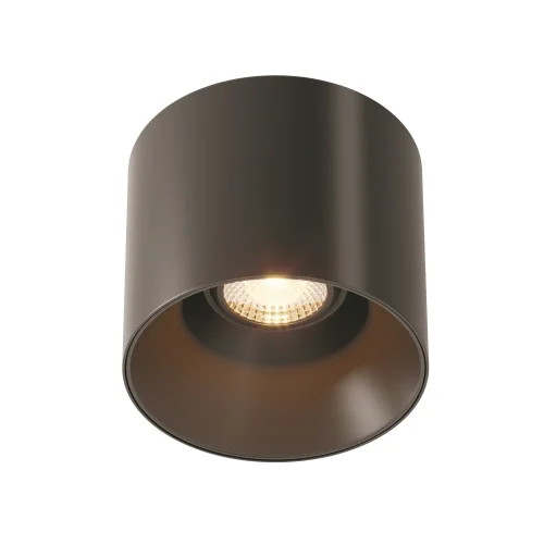 Светильник накладной Alfa LED C064CL-01-25W3K-D-RD-B Maytoni чёрный на 1 лампу, основание чёрное в стиле современный хай-тек круглый фото 9
