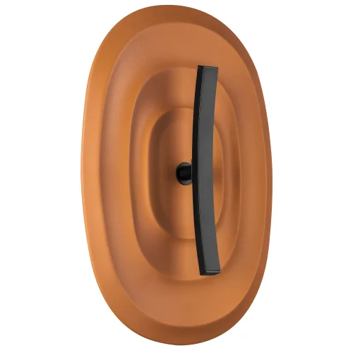 Бра LED Erica 609641 Lightstar коричневый чёрный на 1 лампу, основание чёрное коричневое в стиле современный арт-деко отражённый свет Бра LED Erica 609641 Lightstar коричневый чёрный на 1 лампу, основание чёрное коричневое в стиле современный арт-деко отражённый свет