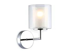 Бра LH56005 Ambrella light белый на 1 лампу, основание хром в стиле современный 