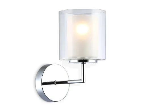 Бра LH56005 Ambrella light белый на 1 лампу, основание хром в стиле современный 