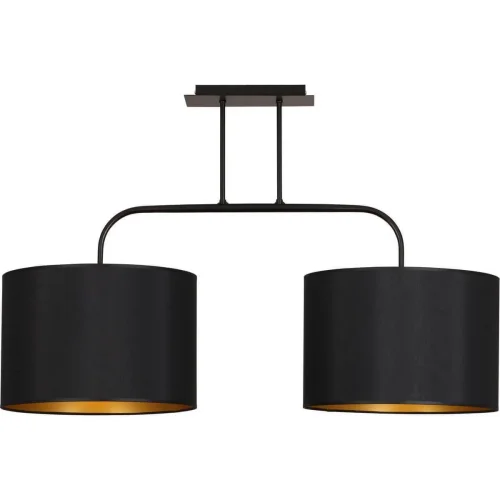 Светильник потолочный Alice Gold 4962-NW Nowodvorski чёрный 2 лампы, основание чёрное в стиле классический 
