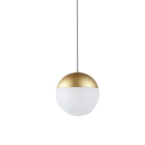 Светильник подвесной LED Kilda 8440 Mantra золотой 1 лампа, основание золотое в стиле хай-тек современный  фото 2