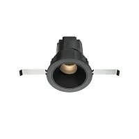 Светильник точечный LED Wise DL057-7W3K-B Maytoni чёрный на 1 лампу, основание чёрное в стиле хай-тек современный 
