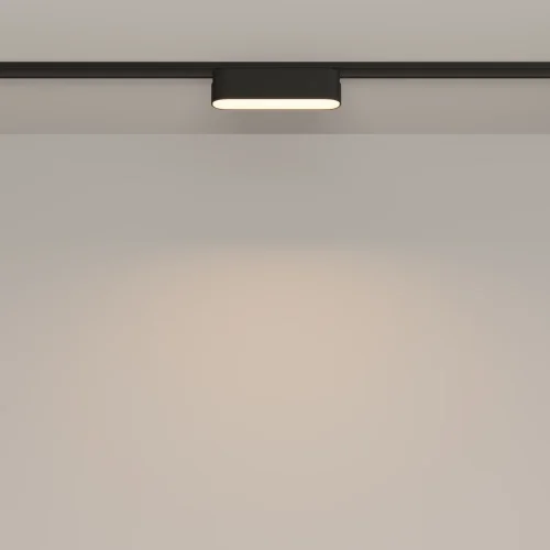 Трековый светильник LED Magnetic track system Radity TR080-1-6W3K-B Maytoni чёрный для шинопроводов серии Magnetic track system Radity чёрный фото 9