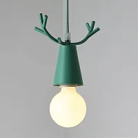 Светильник подвесной DEER ONE Зеленый 178111-26 ImperiumLoft зелёный 1 лампа, основание зелёное в стиле современный 