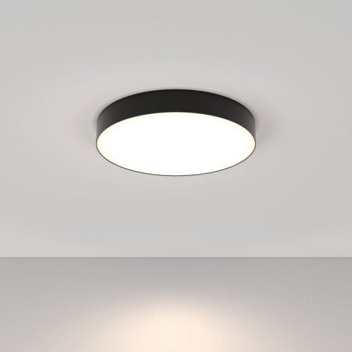 Светильник потолочный LED Zon C032CL-L48B4K Maytoni белый 1 лампа, основание чёрное в стиле современный 