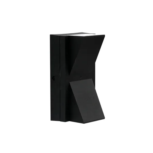 Настенный светильник уличный LED Gunter A6306AL-2BK Arte Lamp уличный IP65 чёрный на 2 лампы, плафон чёрный в стиле современный LED