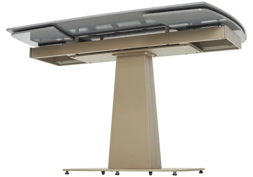 Керамический стол Balde 120 matt latte stone solid ceramic / taupe 593880 Woodville столешница коричневая бежевая из керамика фото 7