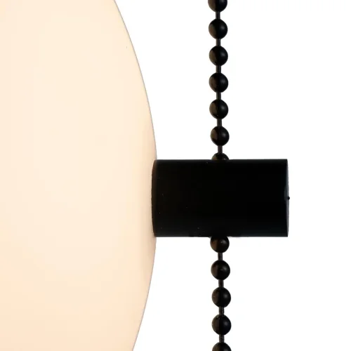 Светильник потолочный Signal 10029C Black LOFT IT белый 1 лампа, основание чёрное в стиле современный шар фото 5