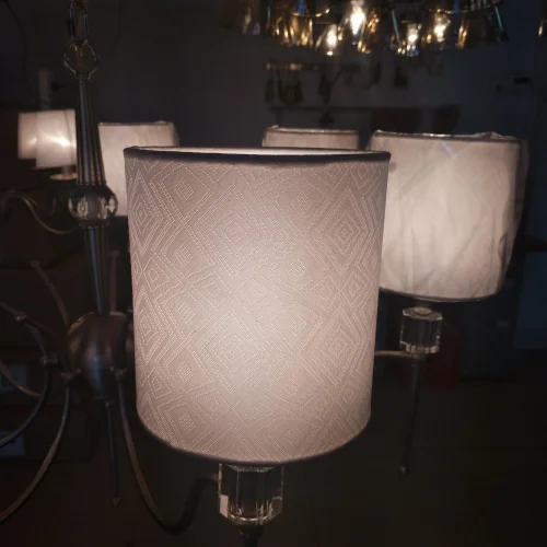 Люстра подвесная Конрад 667012707 MW-Light белая на 7 ламп, основание матовое никель в стиле современный  фото 3