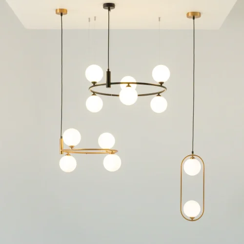 Светильник подвесной Ring MOD013PL-02BS1 Maytoni белый на 2 лампы, основание латунь в стиле современный шар фото 5 Светильник подвесной Ring MOD013PL-02BS1 Maytoni белый на 2 лампы, основание латунь в стиле современный шар фото 5