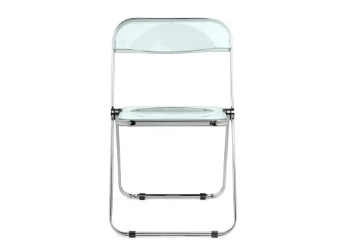 Пластиковый стул Fold складной clear gray-blue 15748 Woodville, /, ножки/металл/хром, размеры - ***** фото 3