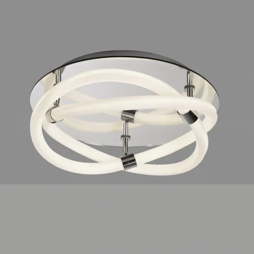 Светильник потолочный LED Line 6609 Mantra белый 1 лампа, основание серое никель в стиле современный кольца фото 2